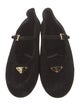 Prada Suede Mary Jane Flats
