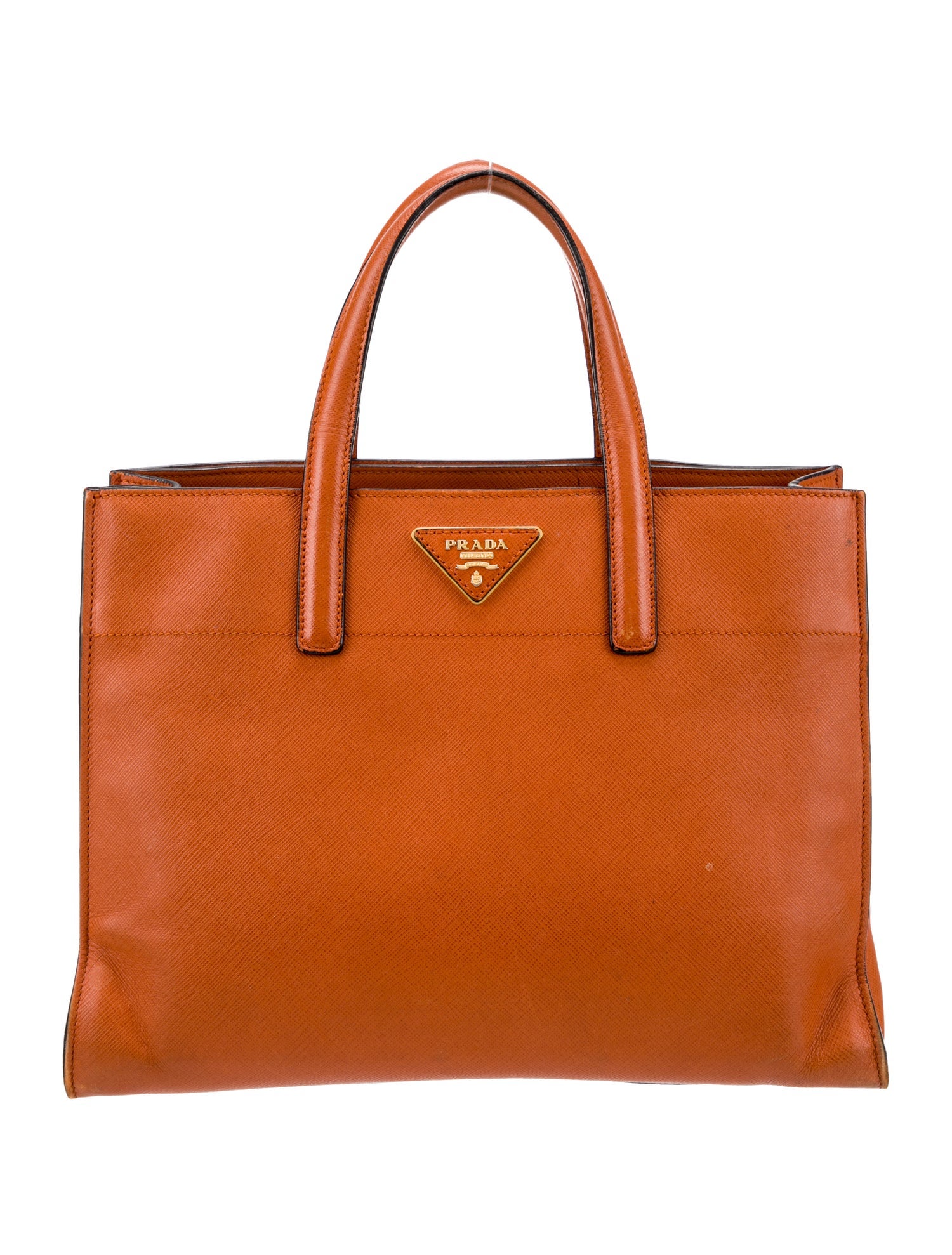 Prada Saffiano Leather Top Handle Bag