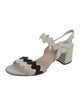 Prada Suede Colorblock Pattern Sandals