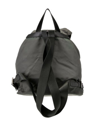 Prada Enameled Metal Triangle Re-Nylon Medium