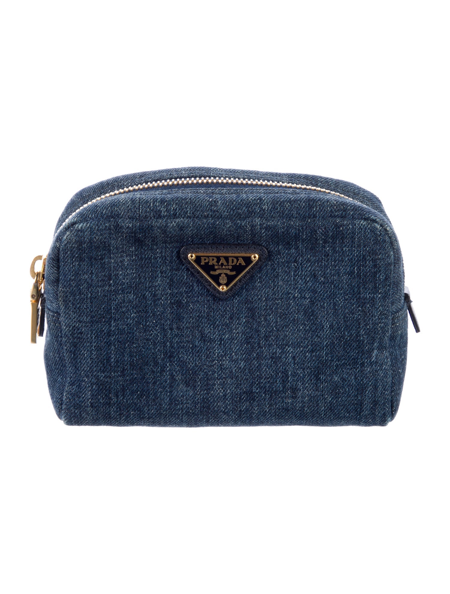 Prada Denim Cosmetic Bag