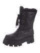 Prada Leather Combat Boots