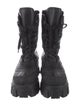 Prada Leather Combat Boots