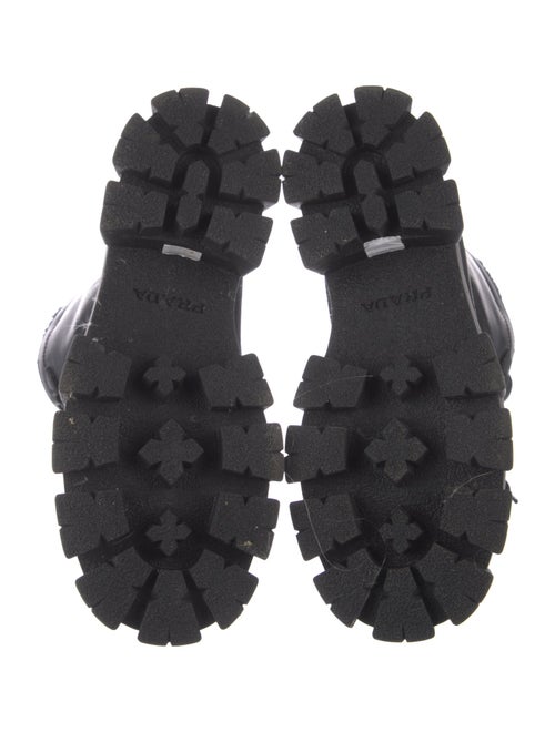 Prada Leather Combat Boots