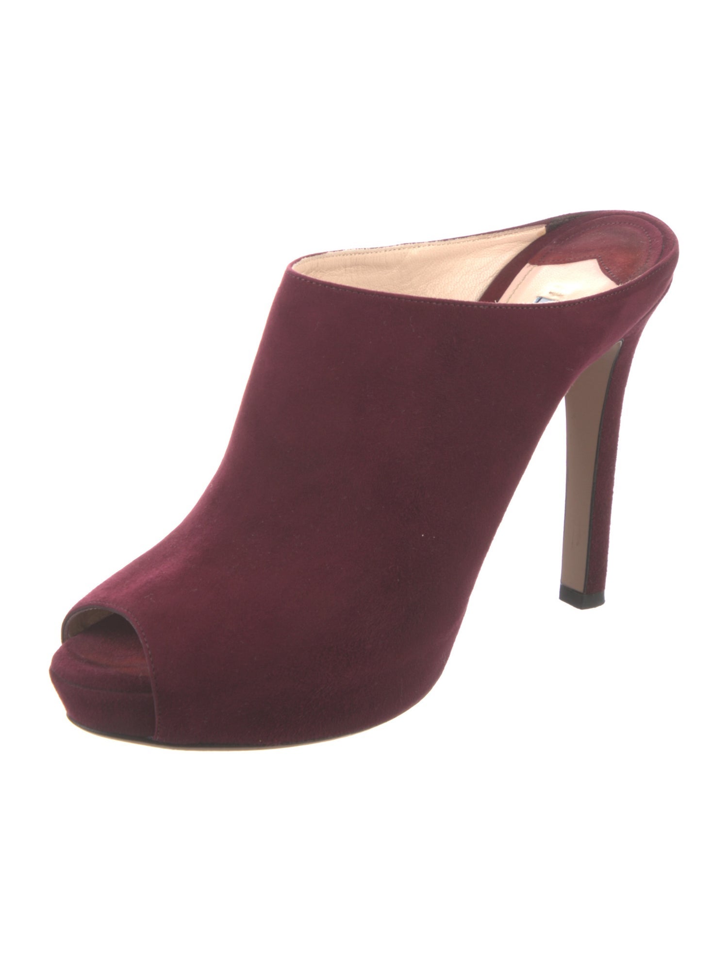 Prada Suede Mules
