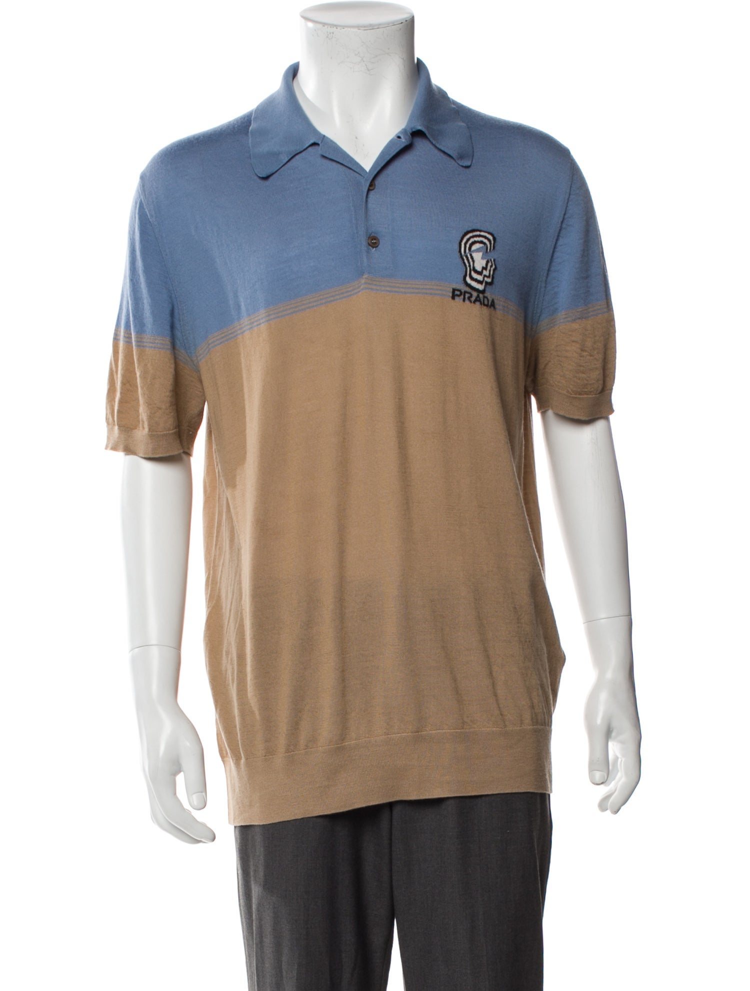Prada 2020 Virgin Wool Polo Shirt