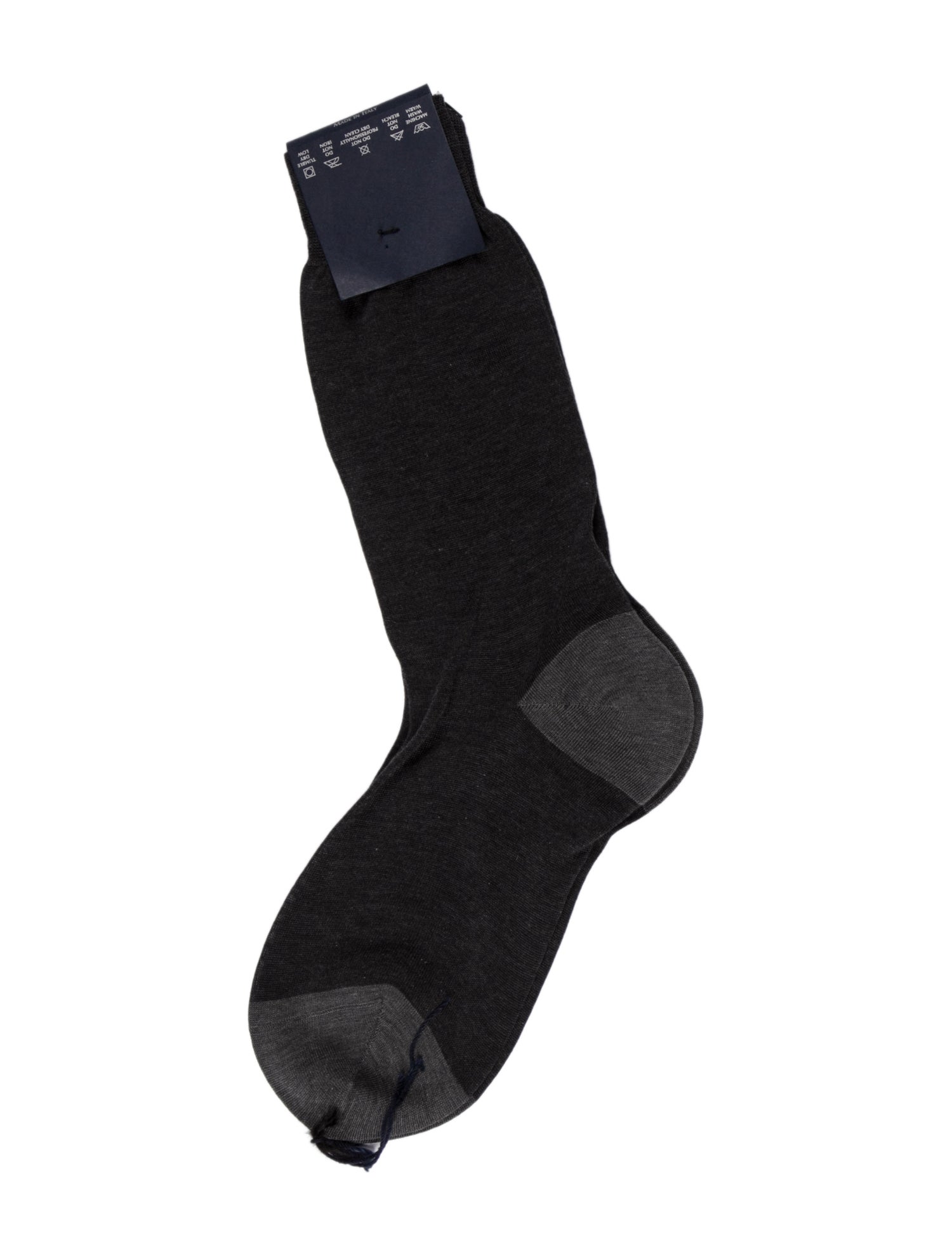 Prada Grey Socks Size 10 w/ Tags