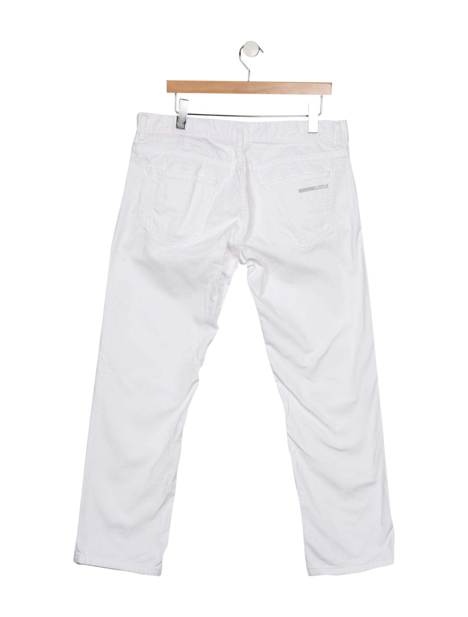 Prada High-Rise Straight Leg Jeans