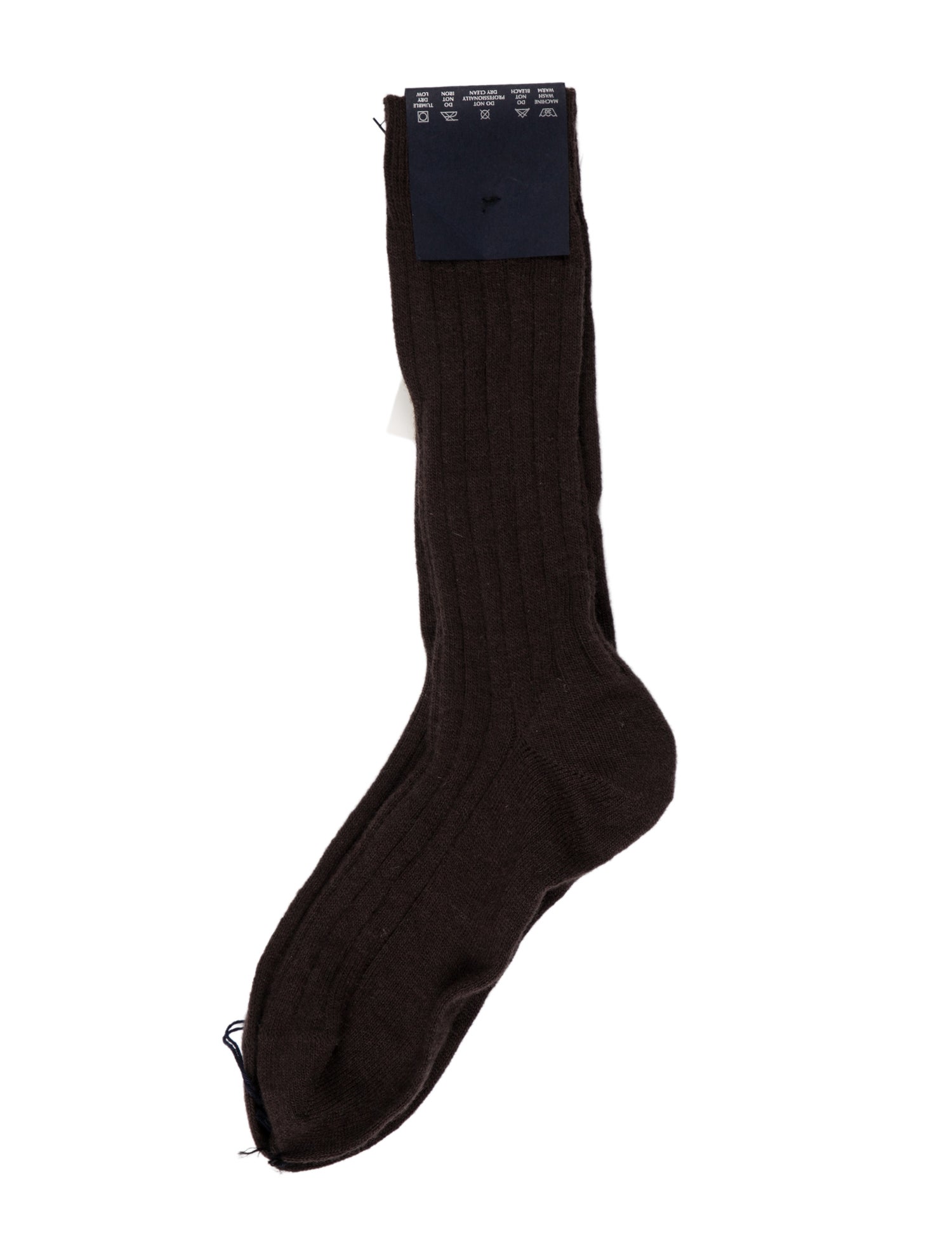 Prada Brown 10 Socks w/ Tags