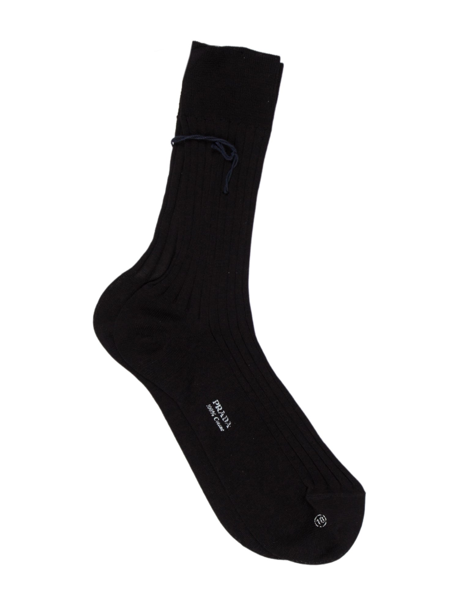 Prada Black Size 10 Socks w/ Tags