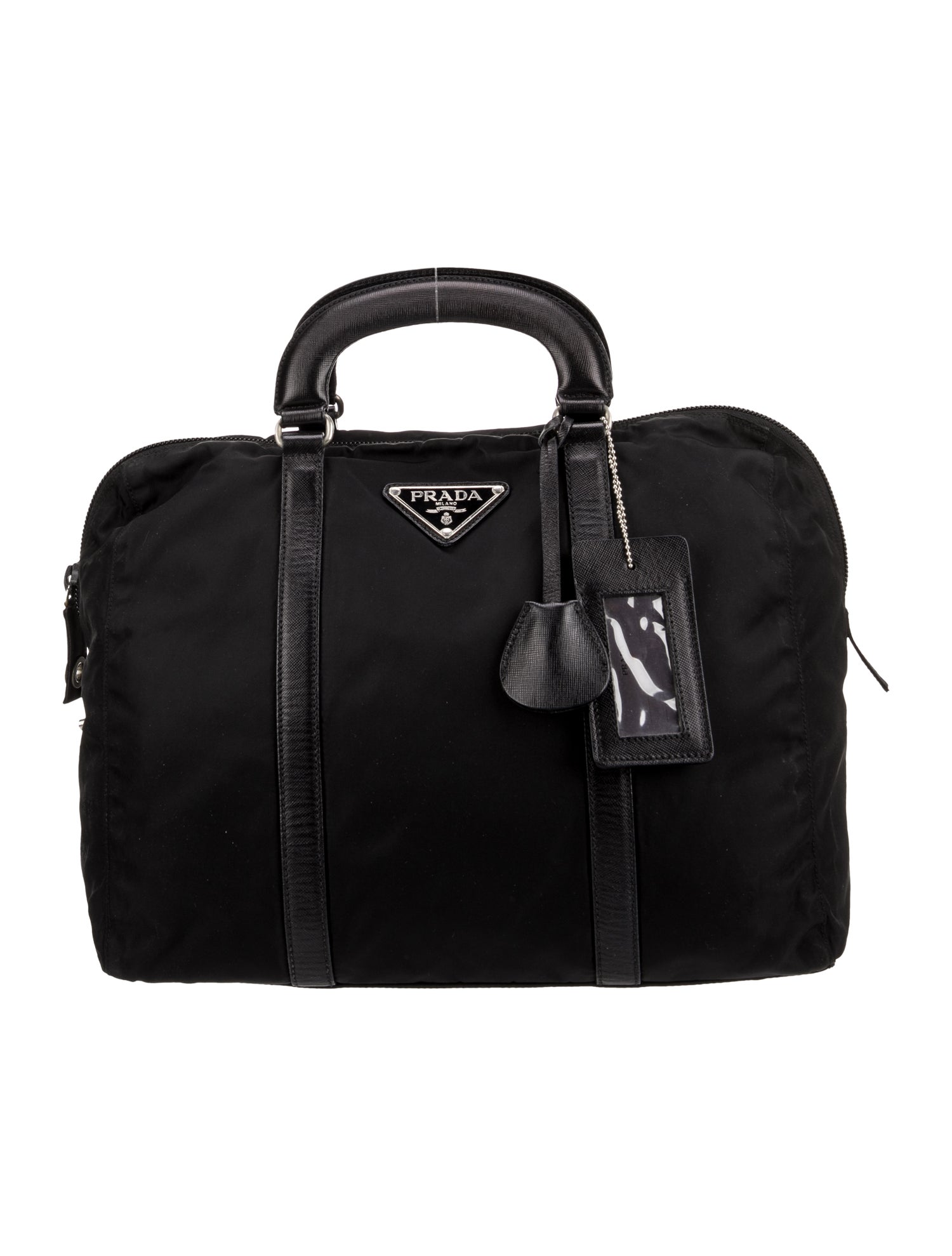 Prada Saffiano Leather Top Handle Bag Vintage