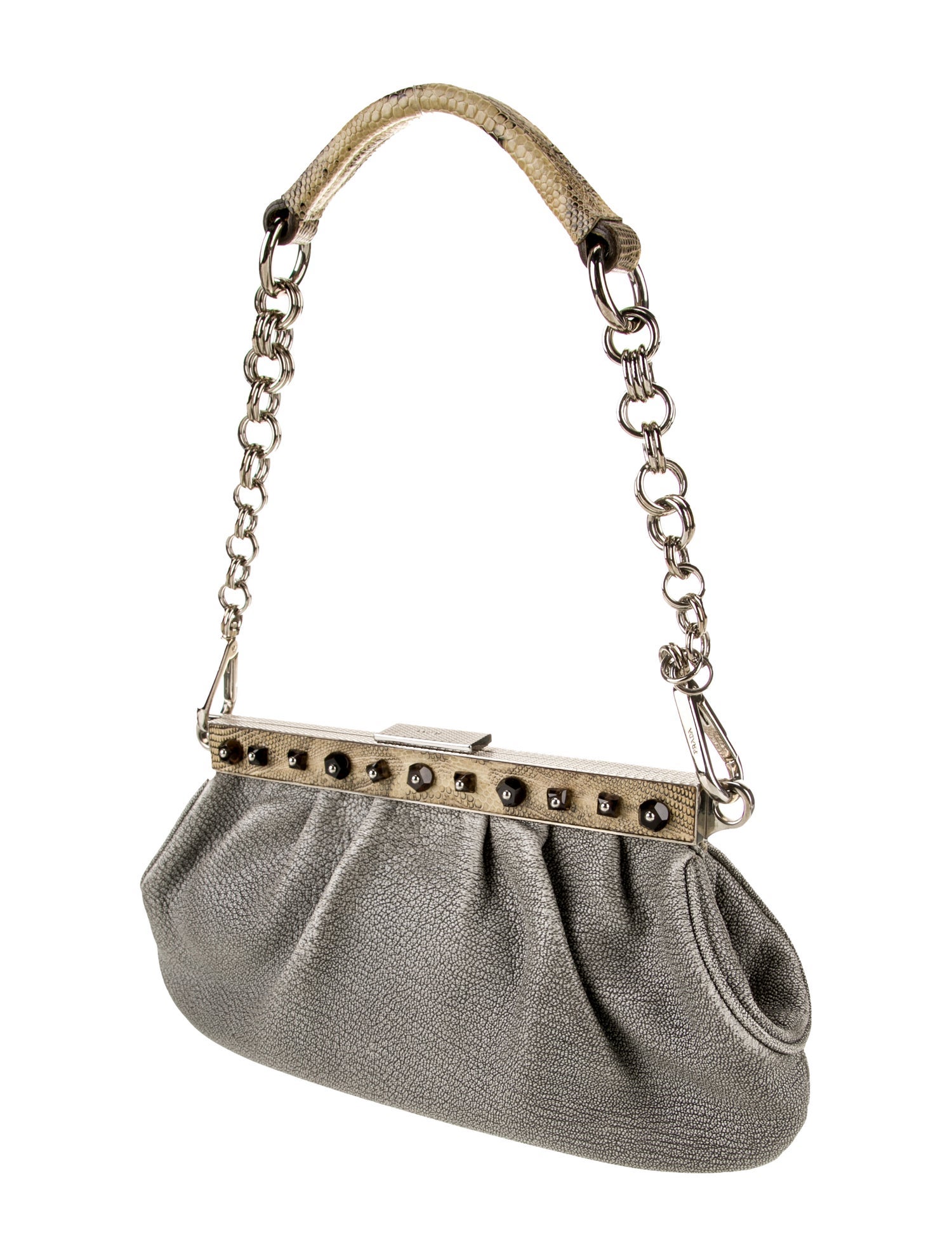 Prada Vitello Leather Shoulder Bag