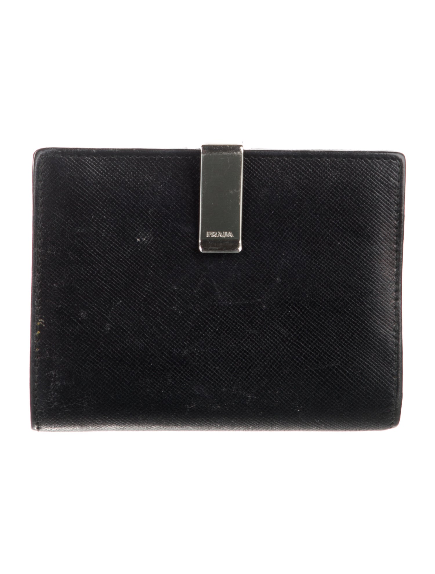 Prada Saffiano Leather Compact Wallet