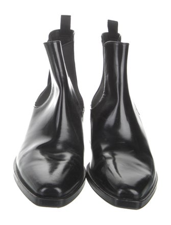 Prada Leather Chelsea Boots