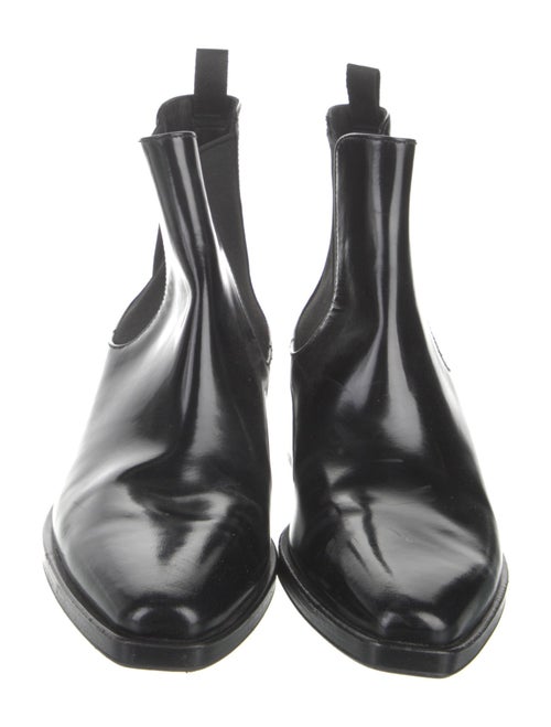 Prada Leather Chelsea Boots