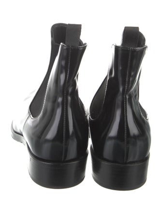 Prada Leather Chelsea Boots
