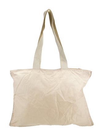 Prada Enameled Metal Triangle Tote