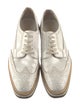 Prada Leather Lasercut Accents Oxfords