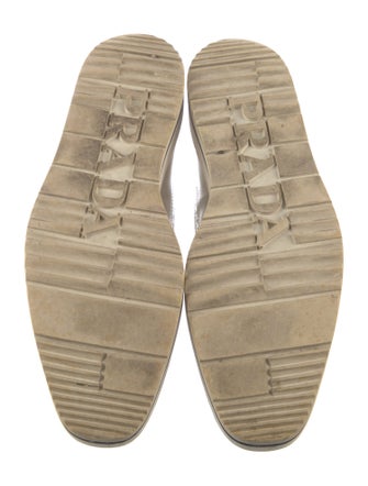 Prada Leather Lasercut Accents Oxfords