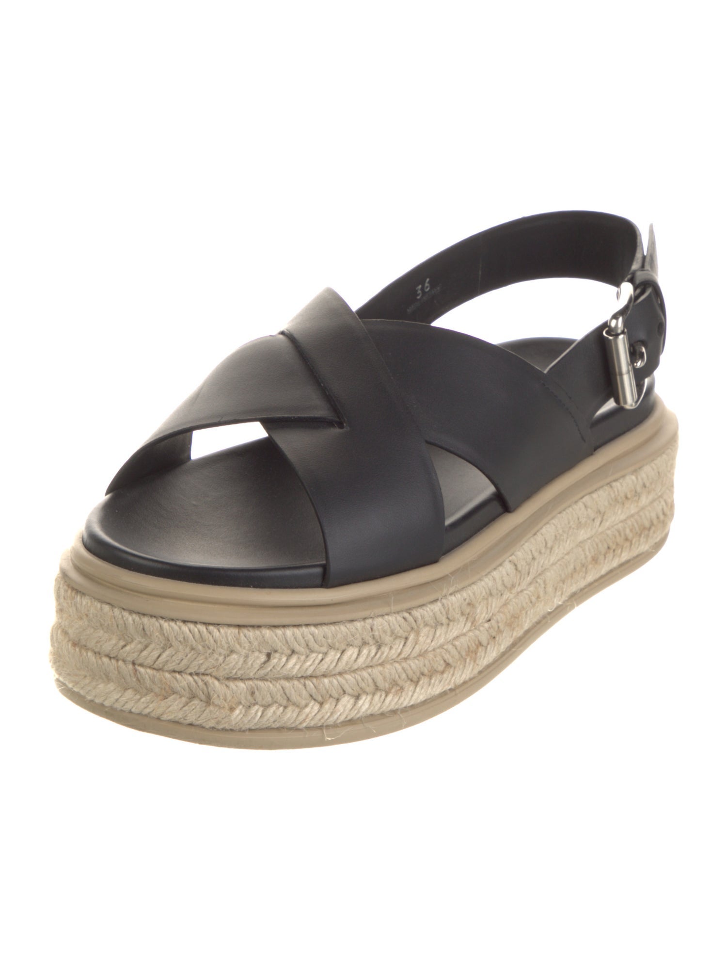 Prada Leather Espadrilles