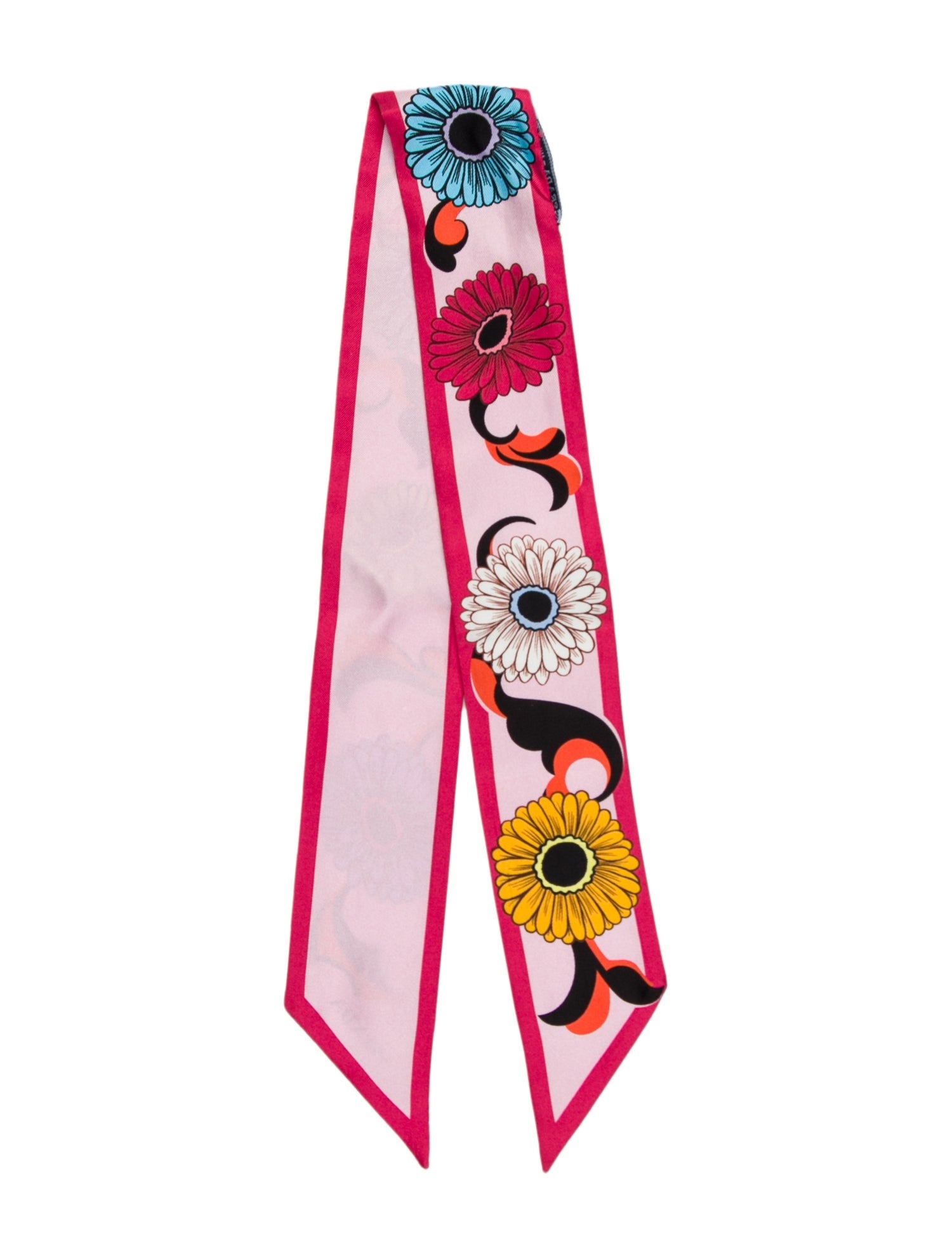 Prada Silk Patterned Scarf