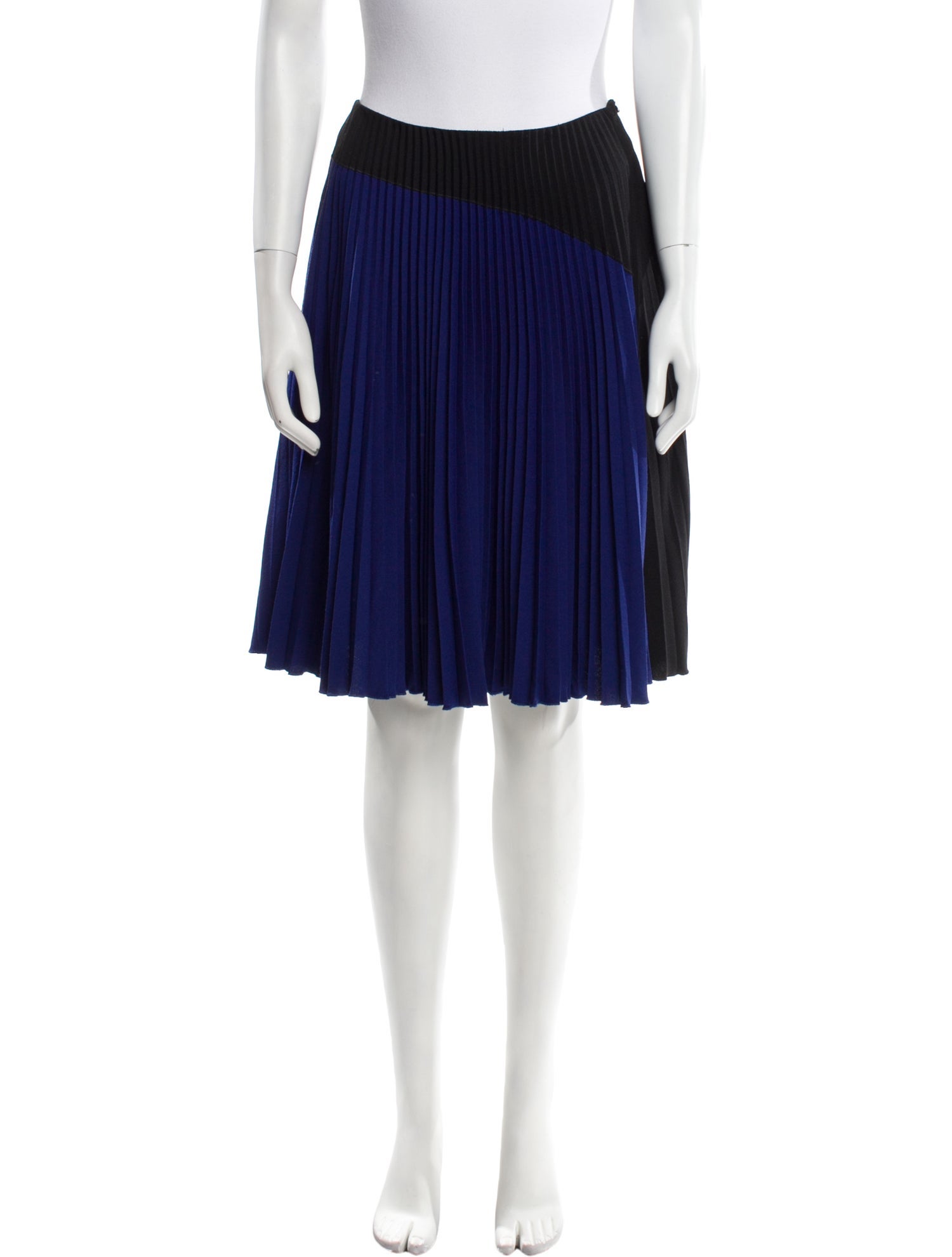 Prada Pleated Accents Knee-Length Skirt