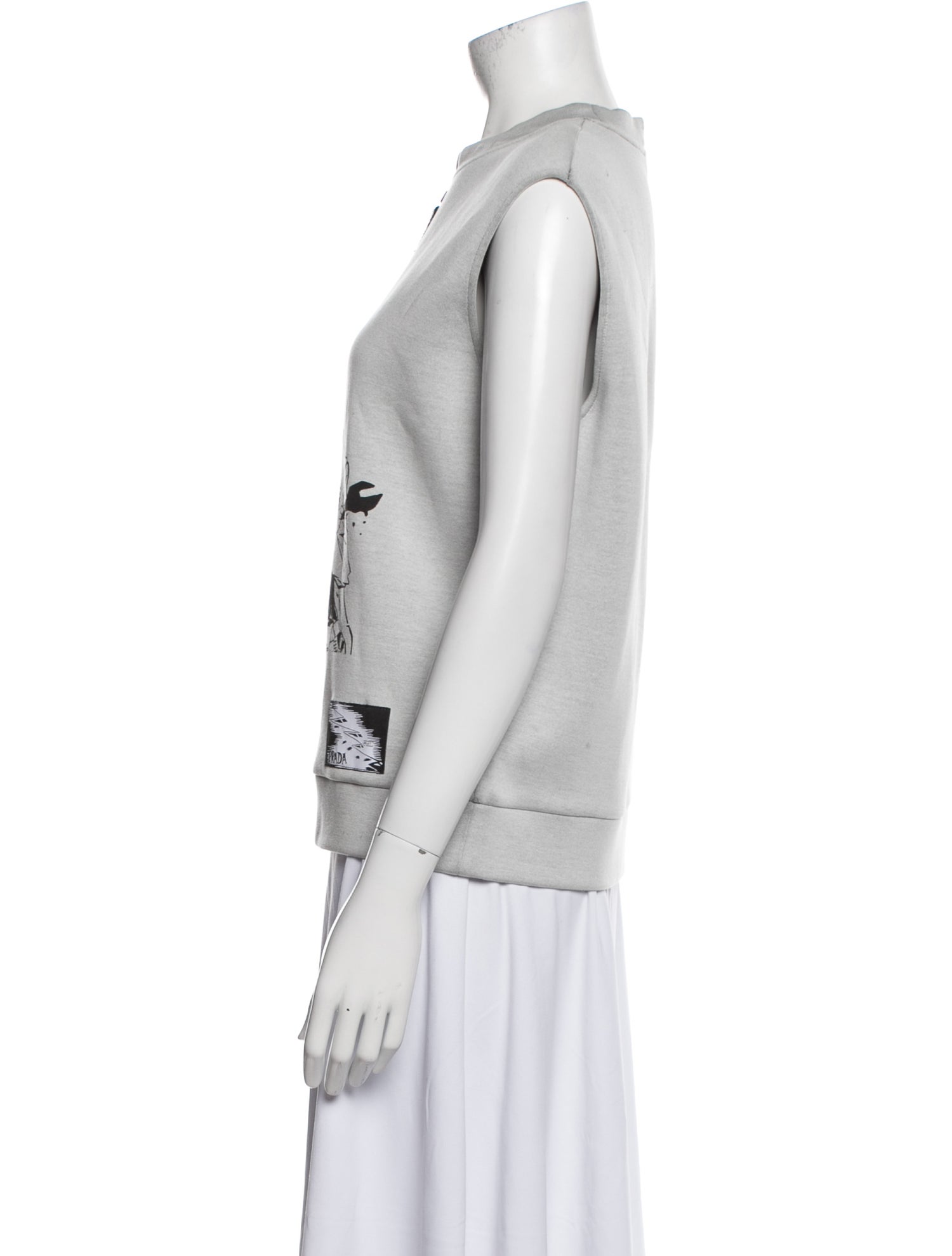 Prada 2018 Graphic Print Sweatshirt