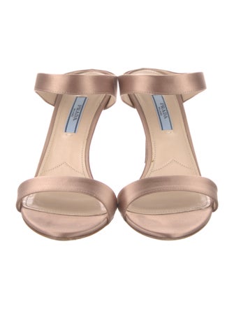 Prada Satin Slides