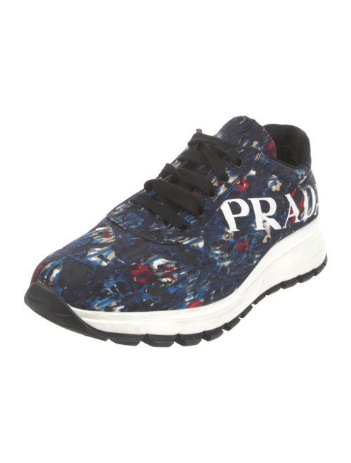 Prada Nylon Printed Sneakers