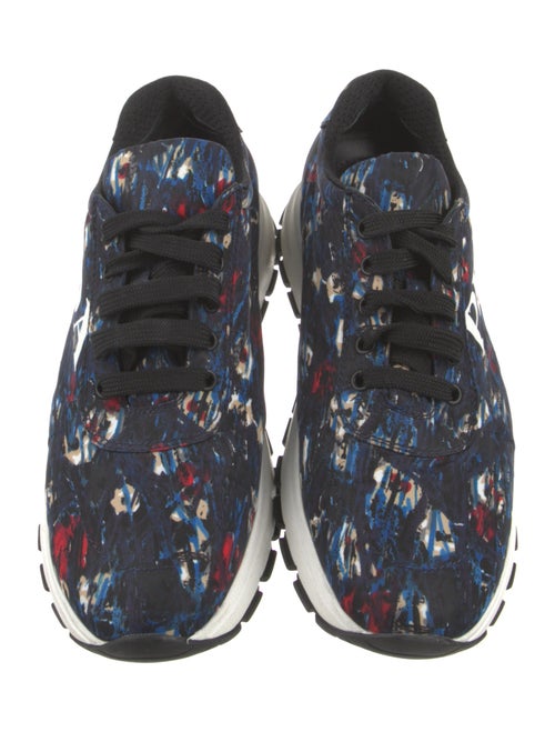 Prada Nylon Printed Sneakers