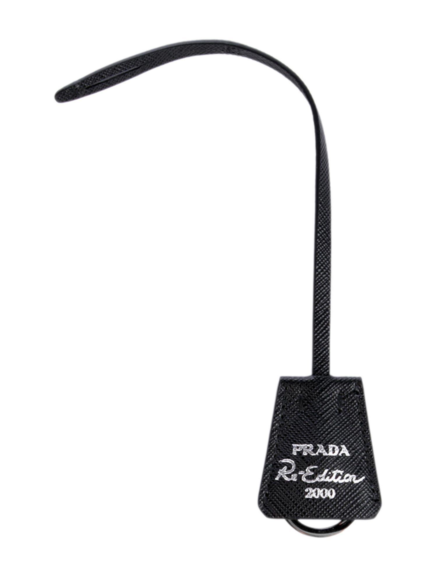 Prada leather keychains