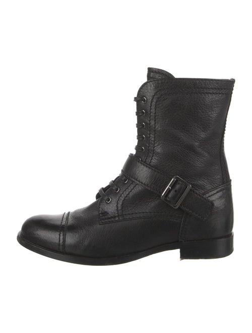 Prada Leather Combat Boots