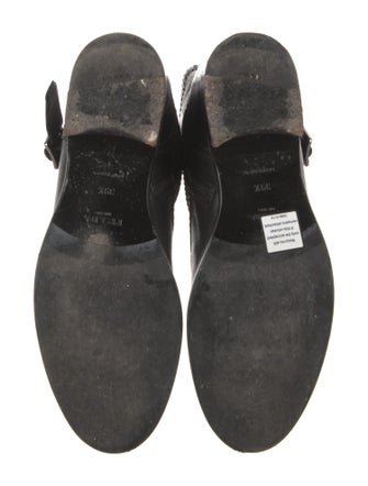 Prada Leather Combat Boots