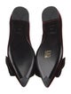 Prada Velvet Bow Accents Ballet Flats