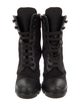 Prada Nylon Printed Lace-Up Boots