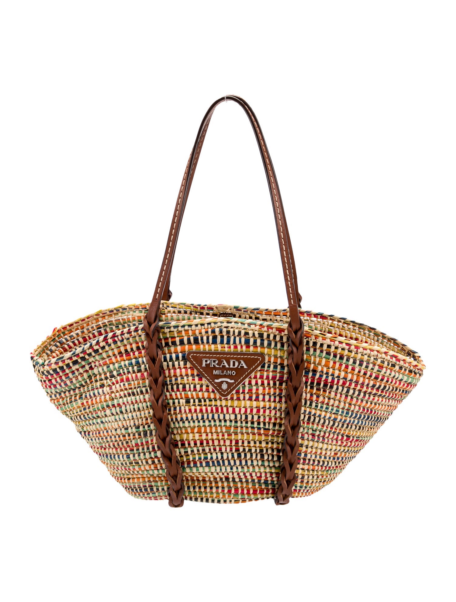 Prada Raffia Grass Tote