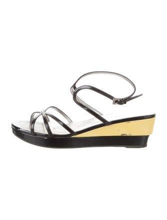 Prada Patent Leather Sandals