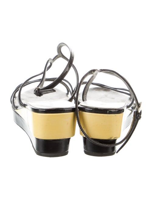 Prada Patent Leather Sandals