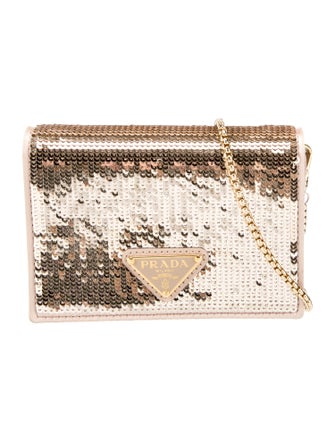 Prada Sequins Compact Wallet