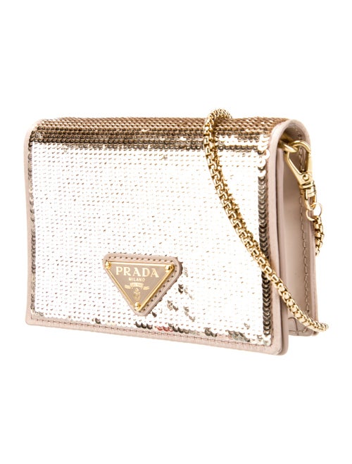 Prada Sequins Compact Wallet
