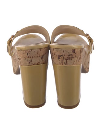 Prada Patent Leather Slides