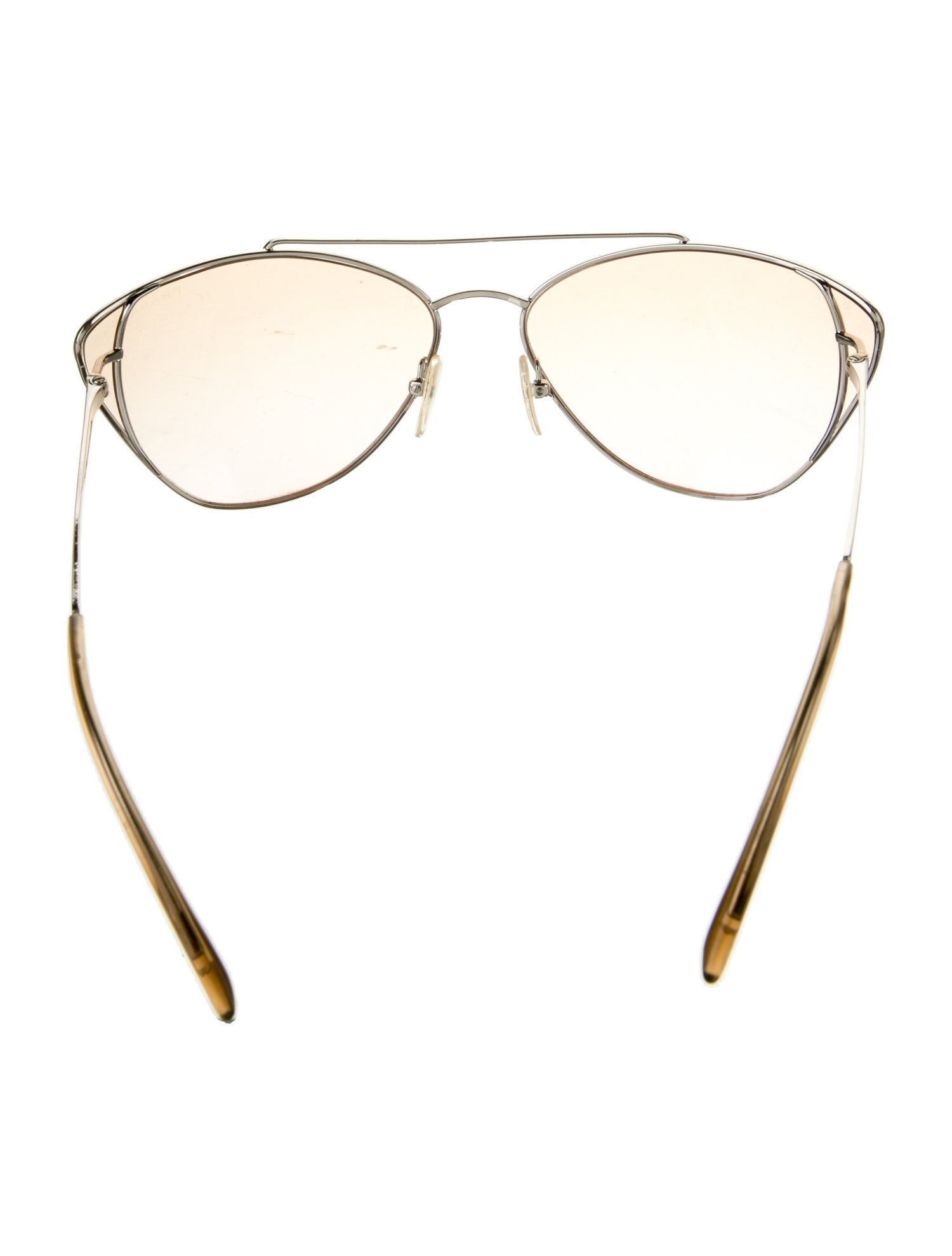 Prada Cat-Eye Mirrored Sunglasses