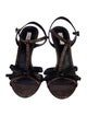 Prada Embossed Leather Slingback Sandals