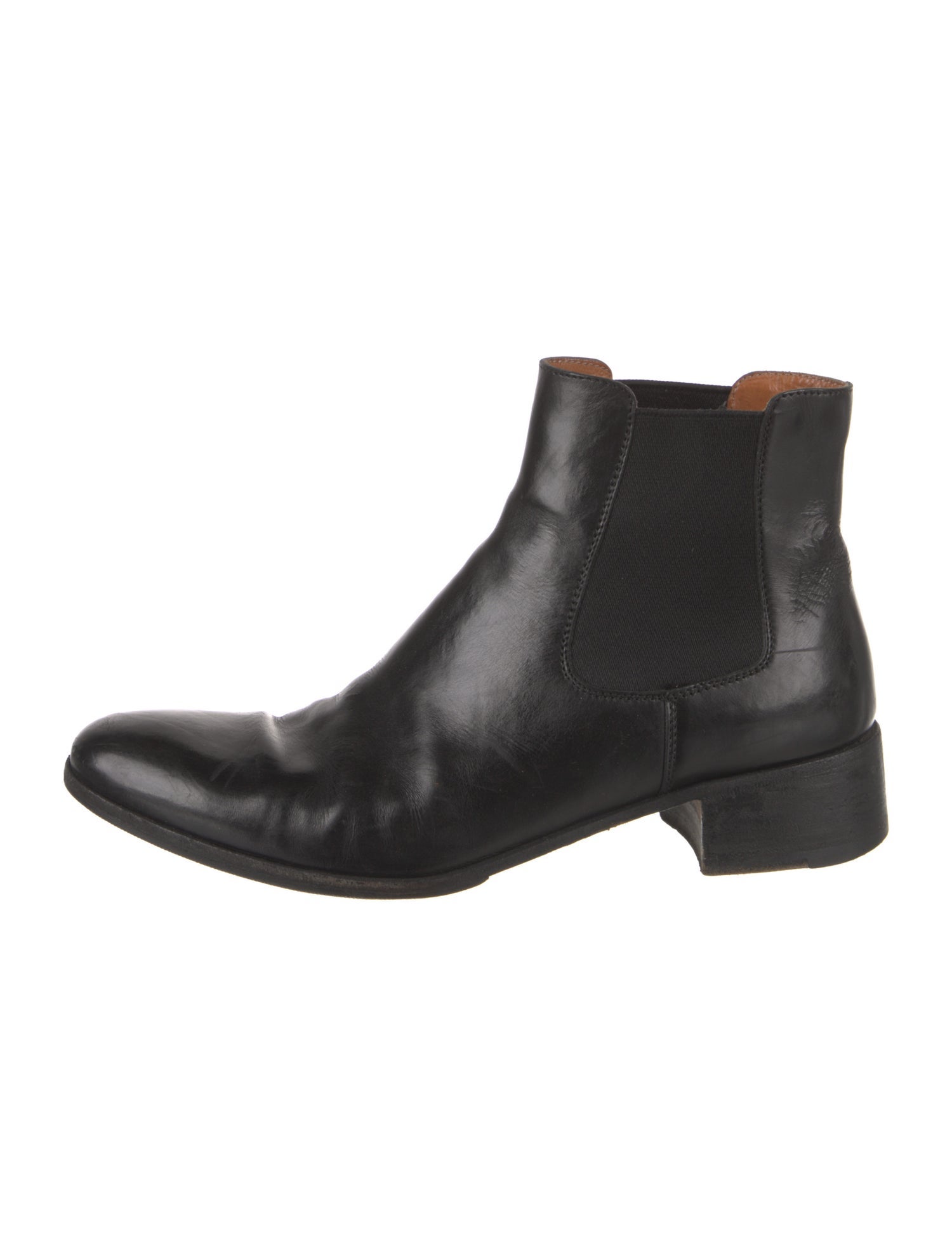 Prada Leather Chelsea Boots