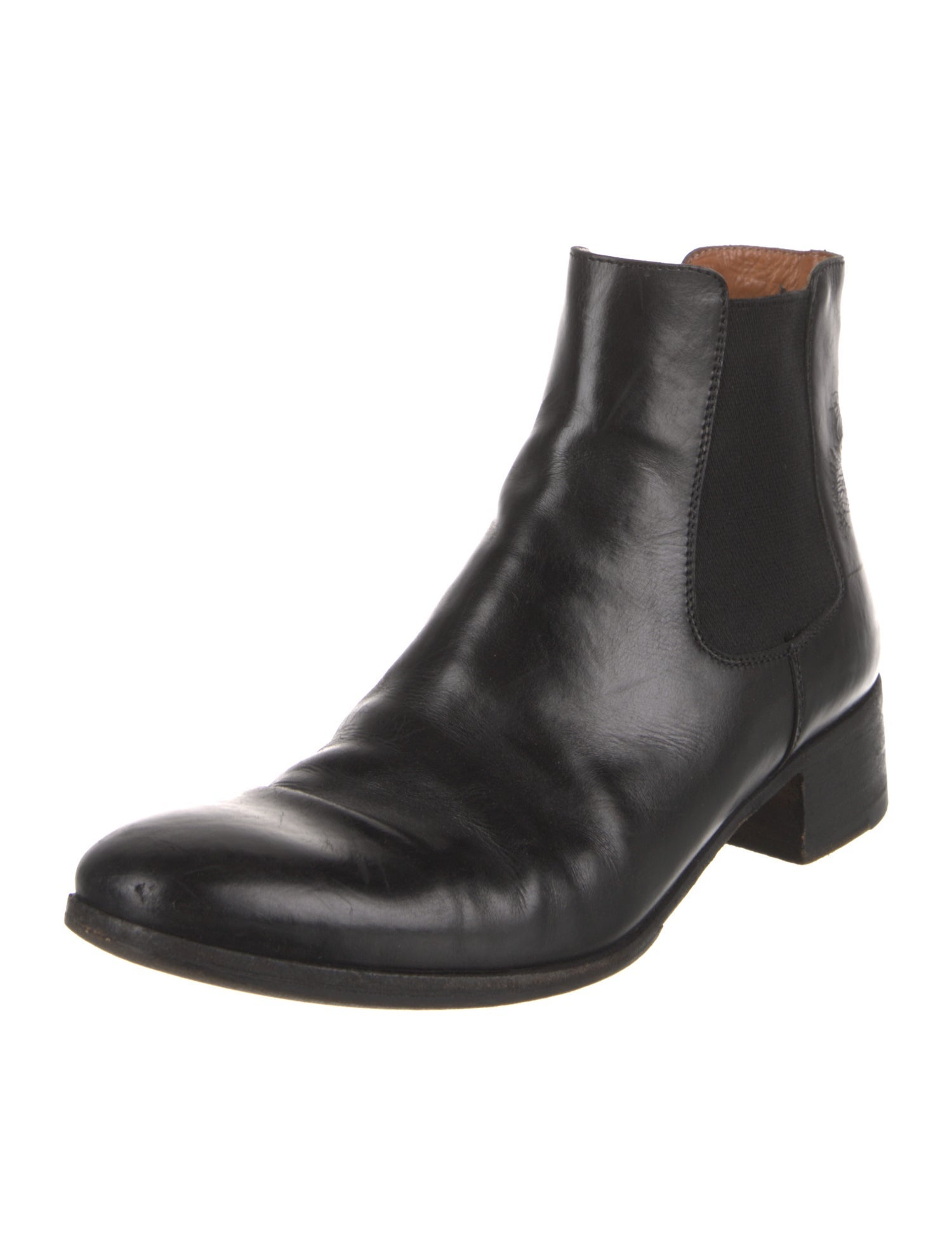 Prada Leather Chelsea Boots
