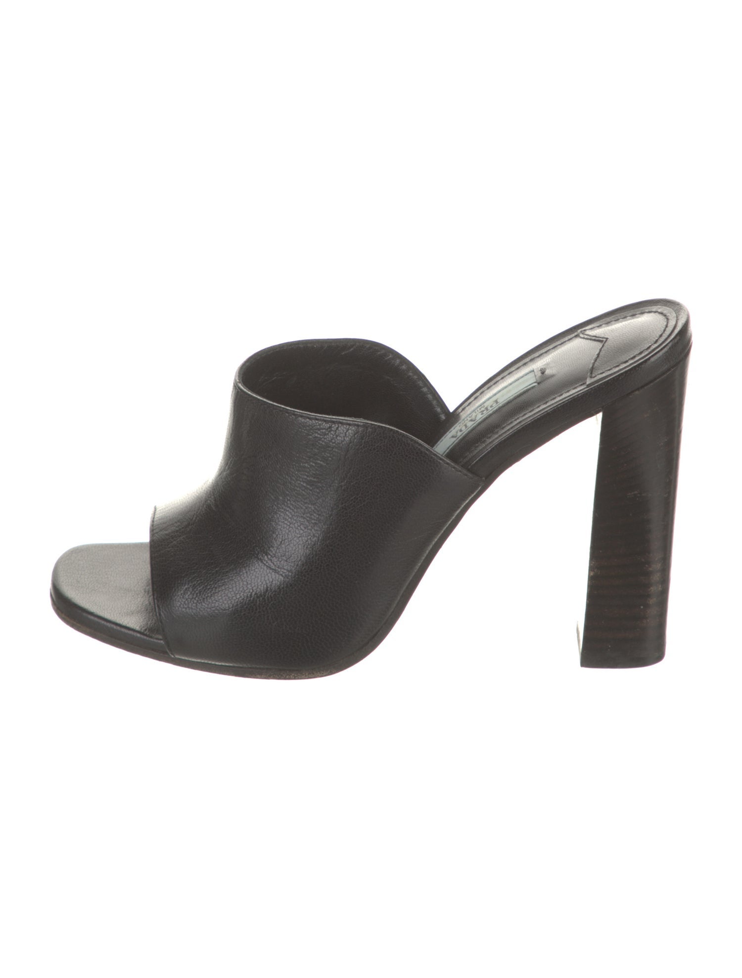 Prada Leather Slides