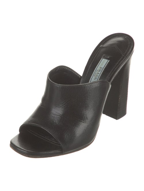 Prada Leather Slides