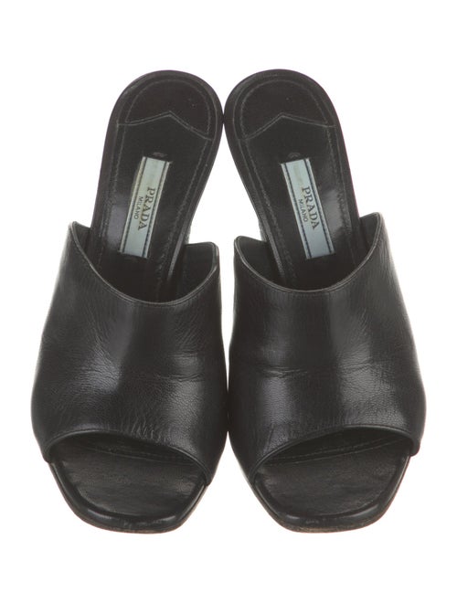 Prada Leather Slides