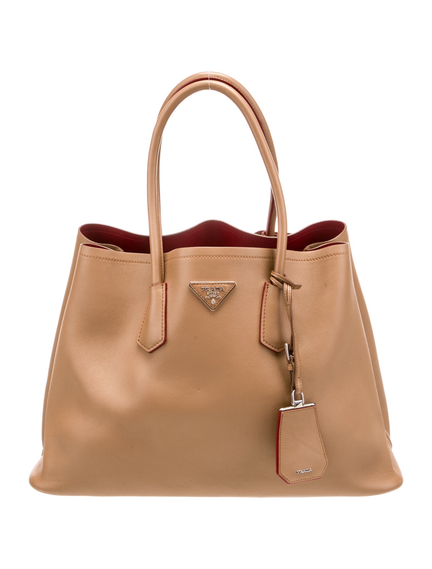 Prada Saffiano Leather Double Bag Large