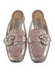 Prada Crystal Embellishments Mules